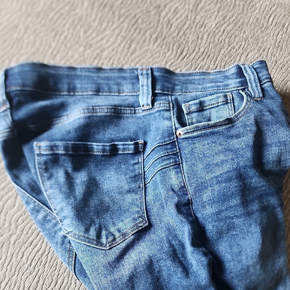 BOLD elements Women's Classic Blue Skinny Jeans - Picture 7 of 13